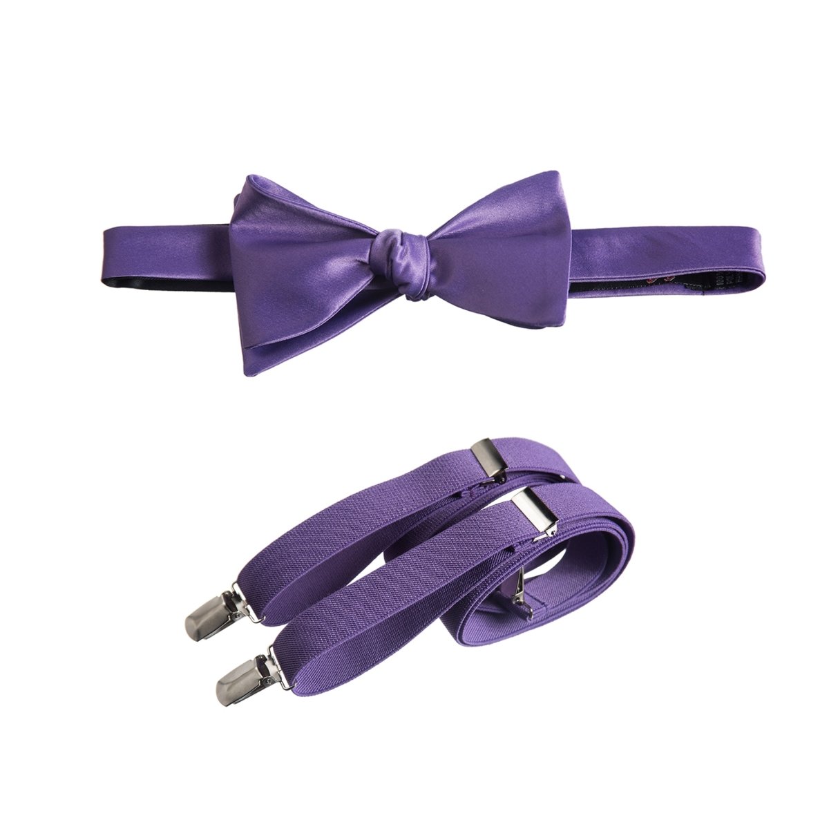 Adjustable Self Tie Bow Tie and Suspender - Tuxgear