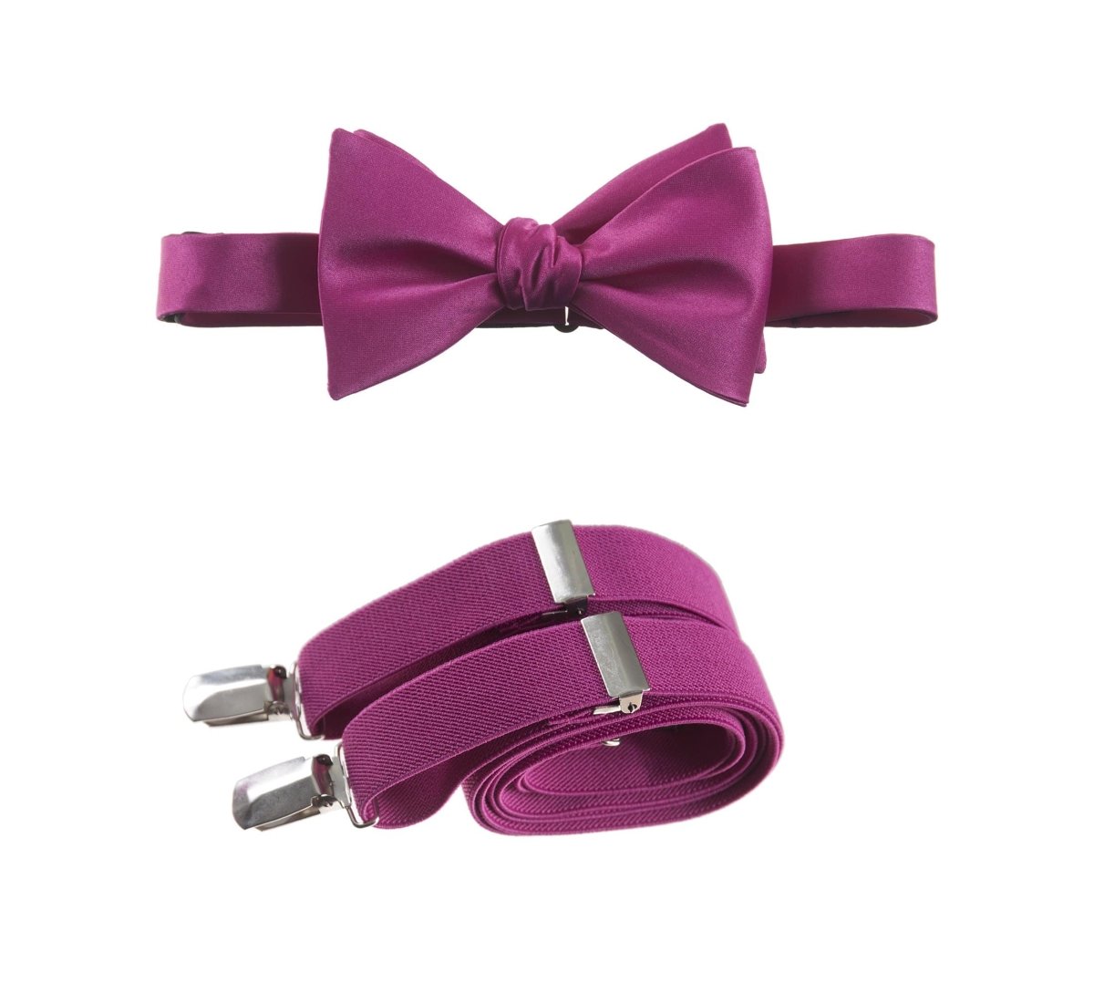 Adjustable Self Tie Bow Tie and Suspender - Tuxgear