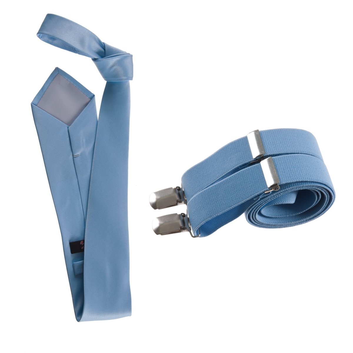 Self-Tie Windsor Necktie with Matching Suspender - Tuxgear Inc.