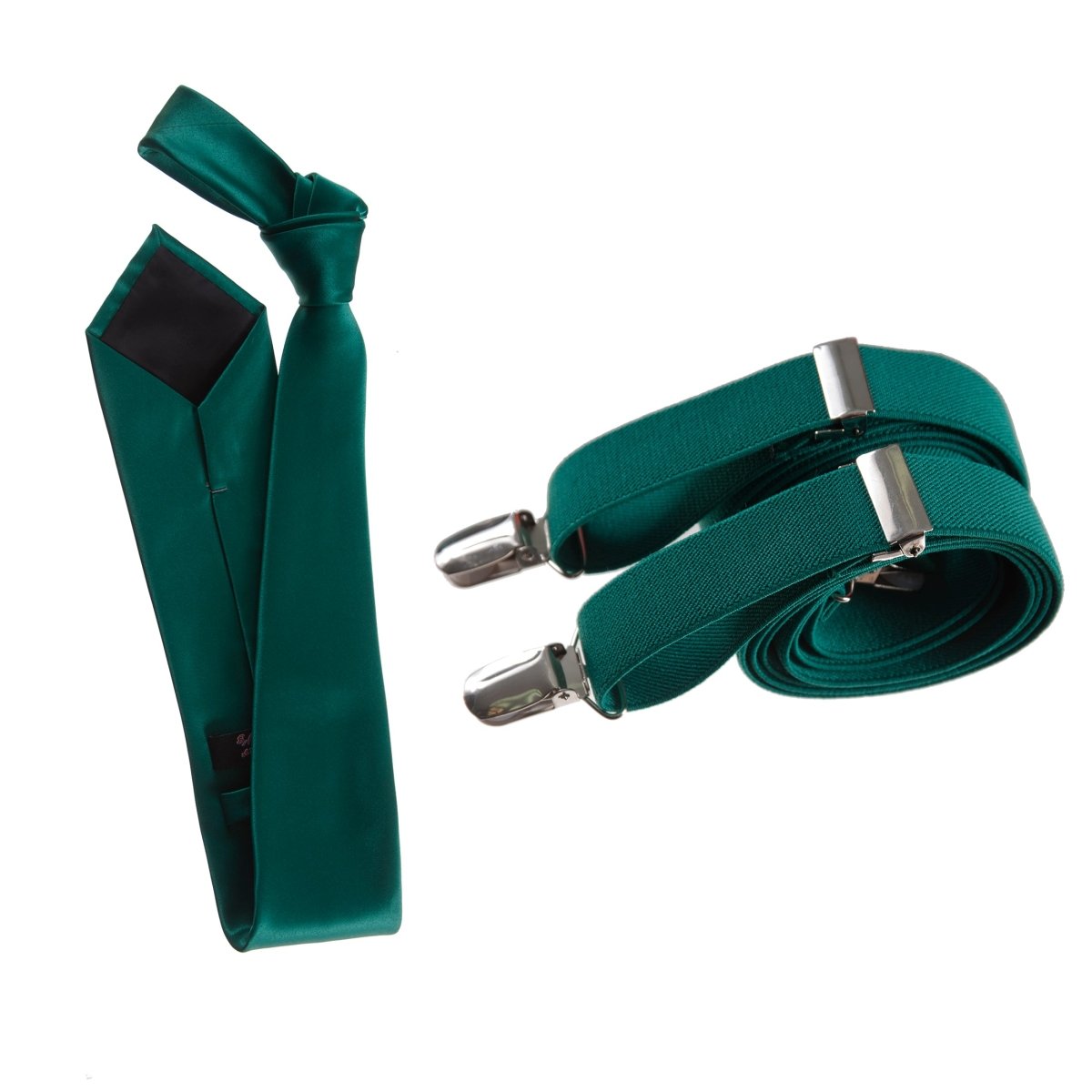 Self-Tie Windsor Necktie with Matching Suspender - Tuxgear Inc.