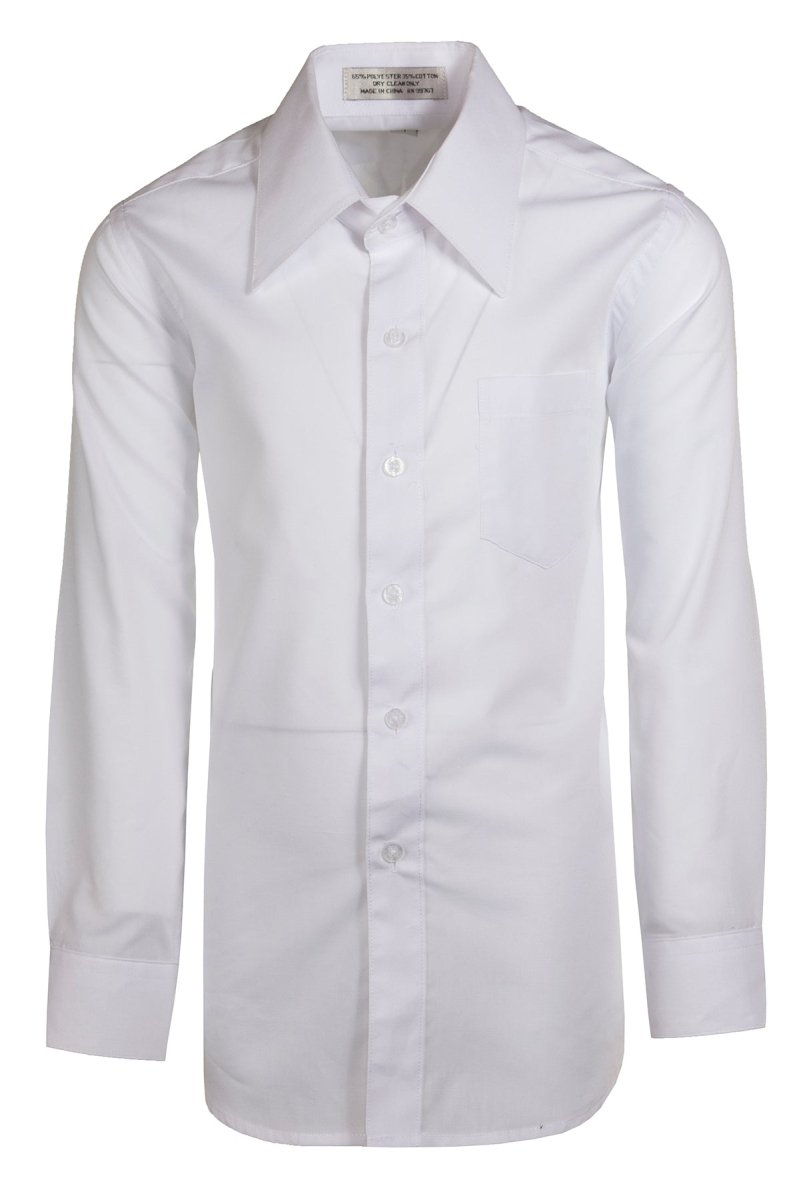 Daniel Ellissa Boys' Dress Shirt: Classic Button - Up Style in 20 Colors | Sizes 2 - 20 - Tuxgear