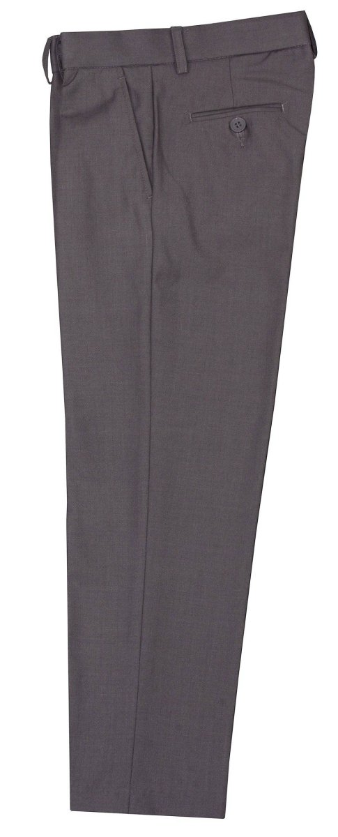 Boy’s Slim Fit Dress Pants – Adjustable Waist, Sizes 2T-18, Formal & Casual Wear, Multiple Colors