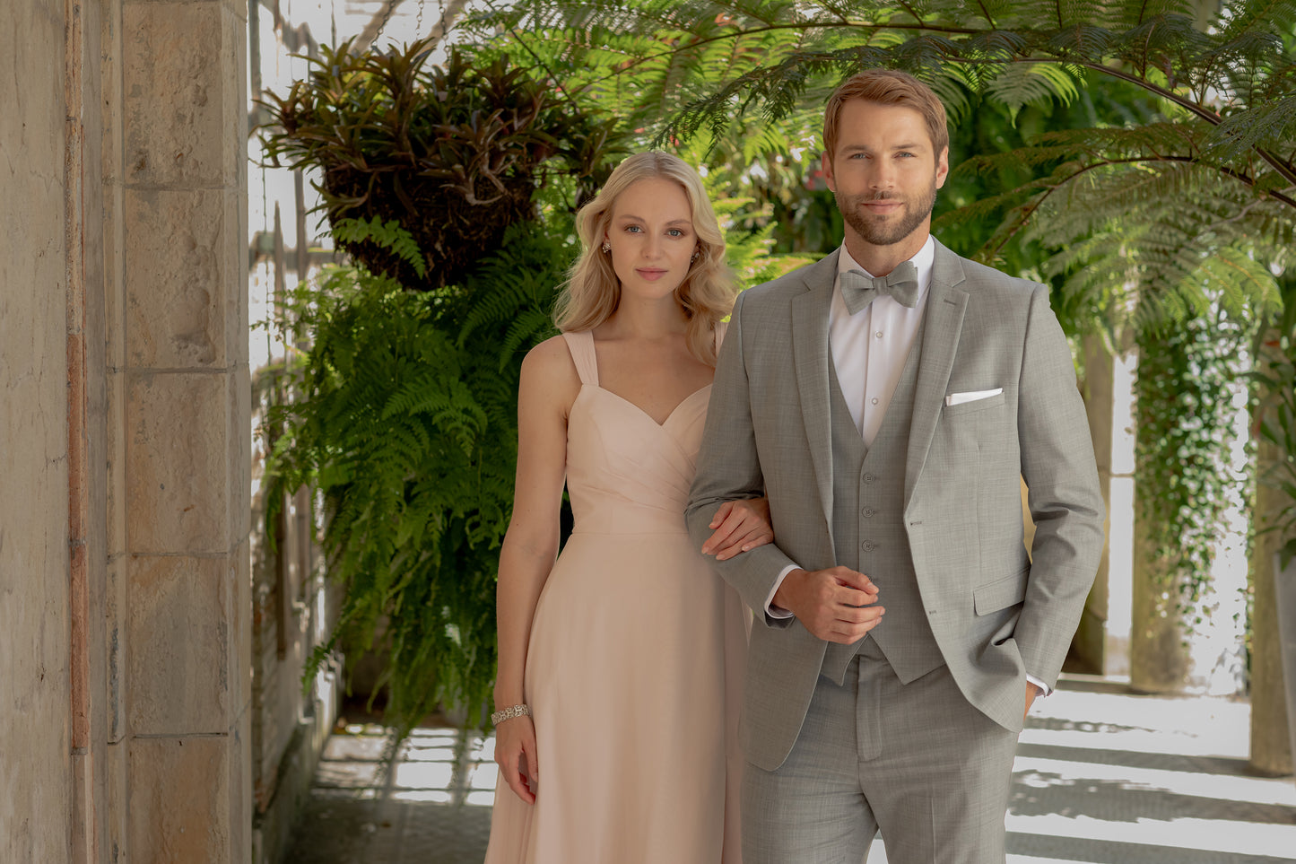 "The Dawson" Men's Slim Fit Chrome 3 Piece Suit