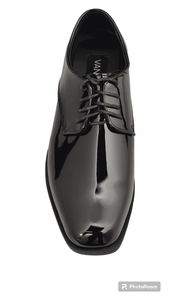 Black Shiny Tuxedo Shoe - Rental 