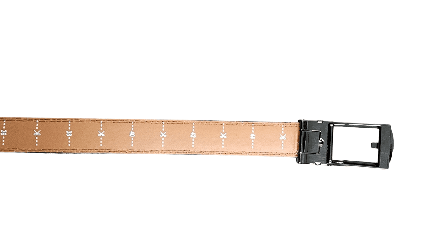 Adjustable Black Formal Dress Belt Fits - 28" to 44" Waist Size 