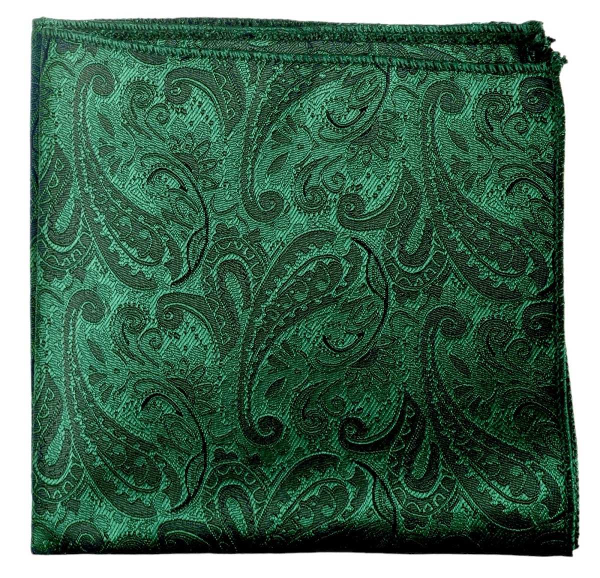 Pocket Square Paisley Jacquard Handkerchiefs - Tuxgear