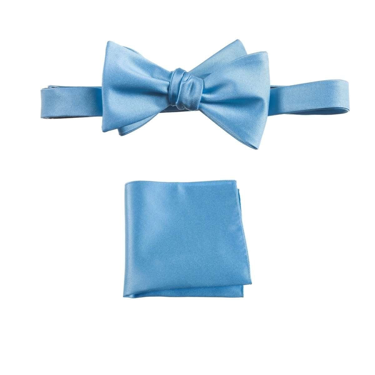 Selftie Bow Tie and Pocket Square Handkerchief Set - Tuxgear