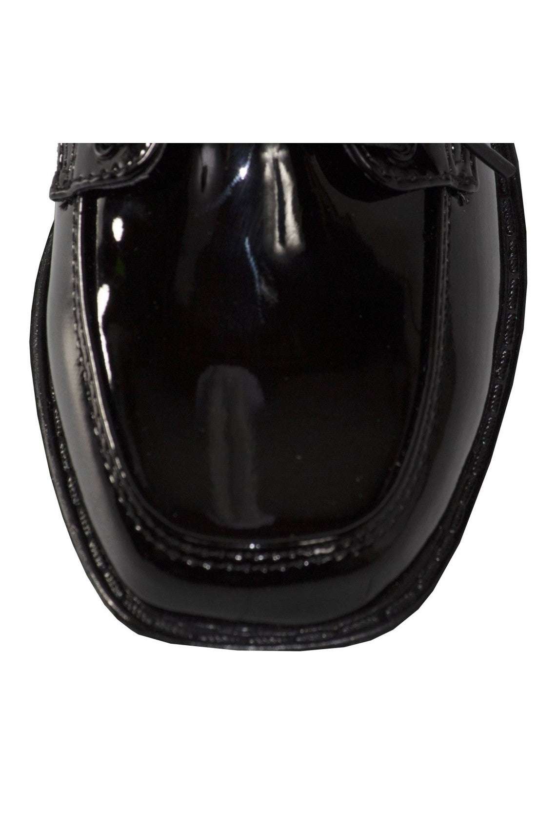 Tuxgear Boys White or Black Square Toe Patent Leather Shiny Tuxedo Shoes Communion and Weddings 