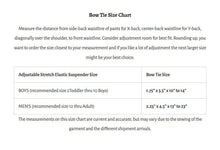 Load image into Gallery viewer, Size Chart for  Selftie Bow Tie and Pocket Square Handkerchief Set for Men