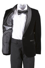 Load image into Gallery viewer, 4 Piece Boys Velvet Slim Dinner Shawl Tuxedo - Tuxgear