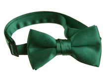 Load image into Gallery viewer, Solid Poly-Satin Bow Ties for Kids and Adults by Tuxedo Park - Tuxgear