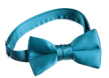 Load image into Gallery viewer, Solid Poly-Satin Bow Ties for Kids and Adults by Tuxedo Park - Tuxgear