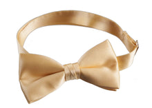 Load image into Gallery viewer, Solid Poly-Satin Bow Ties for Kids and Adults by Tuxedo Park - Tuxgear