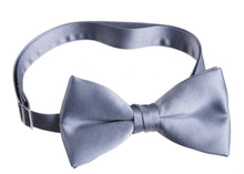 Load image into Gallery viewer, Solid Poly-Satin Bow Ties for Kids and Adults by Tuxedo Park - Tuxgear
