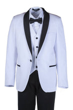 Load image into Gallery viewer, 5 Piece Slim Fit One Button Dinner Shawl Tuxedo With Black Pants - Tuxgear
