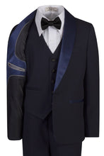 Load image into Gallery viewer, 5 Piece Slim Fit One Button Dinner Shawl Tuxedo With Colored Pants - Tuxgear