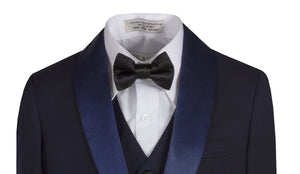 5 Piece Slim Fit One Button Dinner Shawl Tuxedo With Colored Pants - Tuxgear