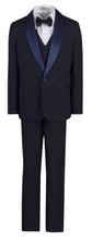 Load image into Gallery viewer, 5 Piece Slim Fit One Button Dinner Shawl Tuxedo With Colored Pants - Tuxgear