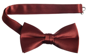 Adjustable Pre-tied Satin Bow Tie - Tuxgear
