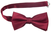 Load image into Gallery viewer, Adjustable Pre-tied Satin Bow Tie - Tuxgear
