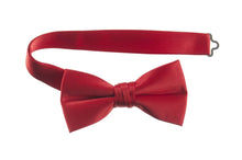 Load image into Gallery viewer, Adjustable Pre-tied Satin Bow Tie - Tuxgear