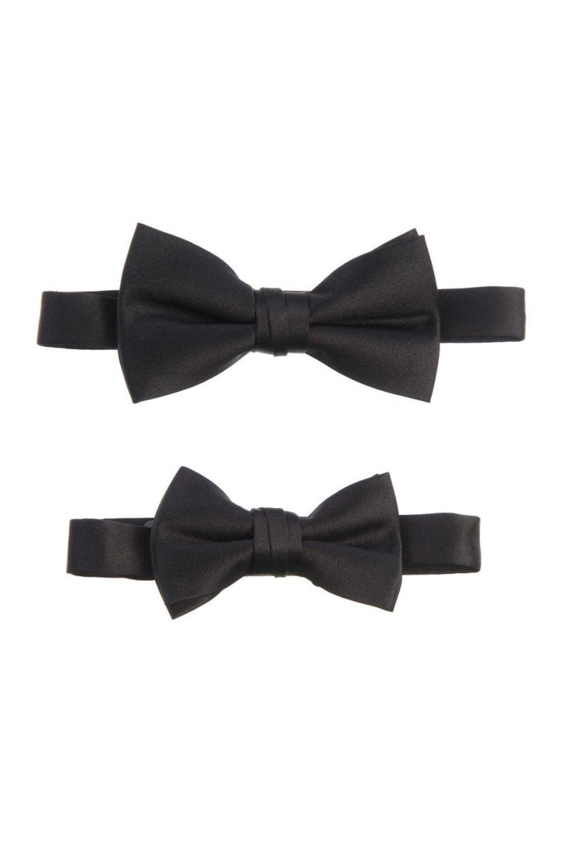 Adjustable Pre - Tied Satin Bow Tie – Men's & Boys' Formal Tuxedo Accessory for Weddings & Events - Tuxgear