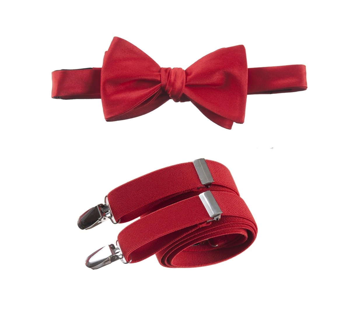 Adjustable Self Tie Bow Tie and Suspender - Tuxgear