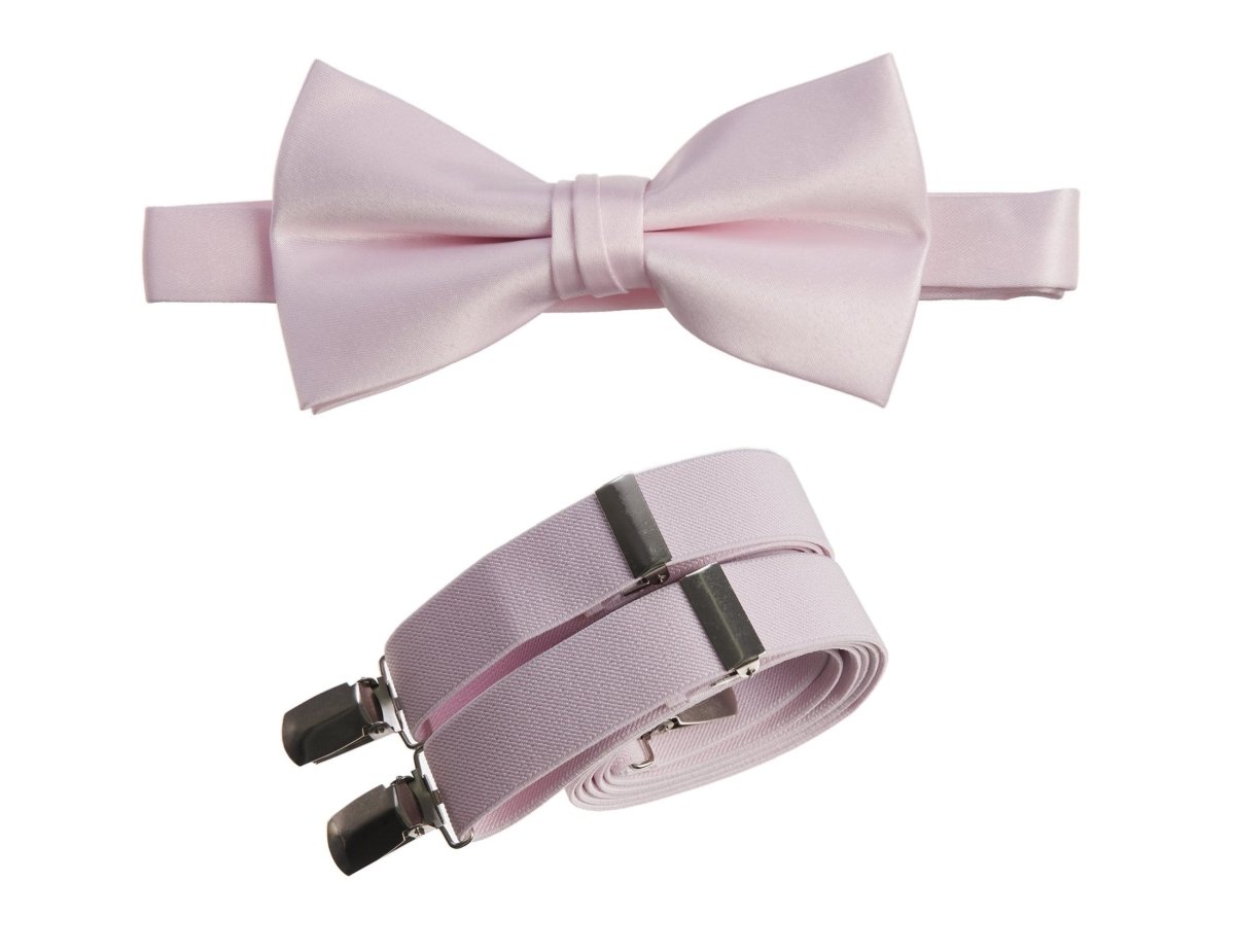 Self-Tie Bow Tie and Suspender Set for Adults 