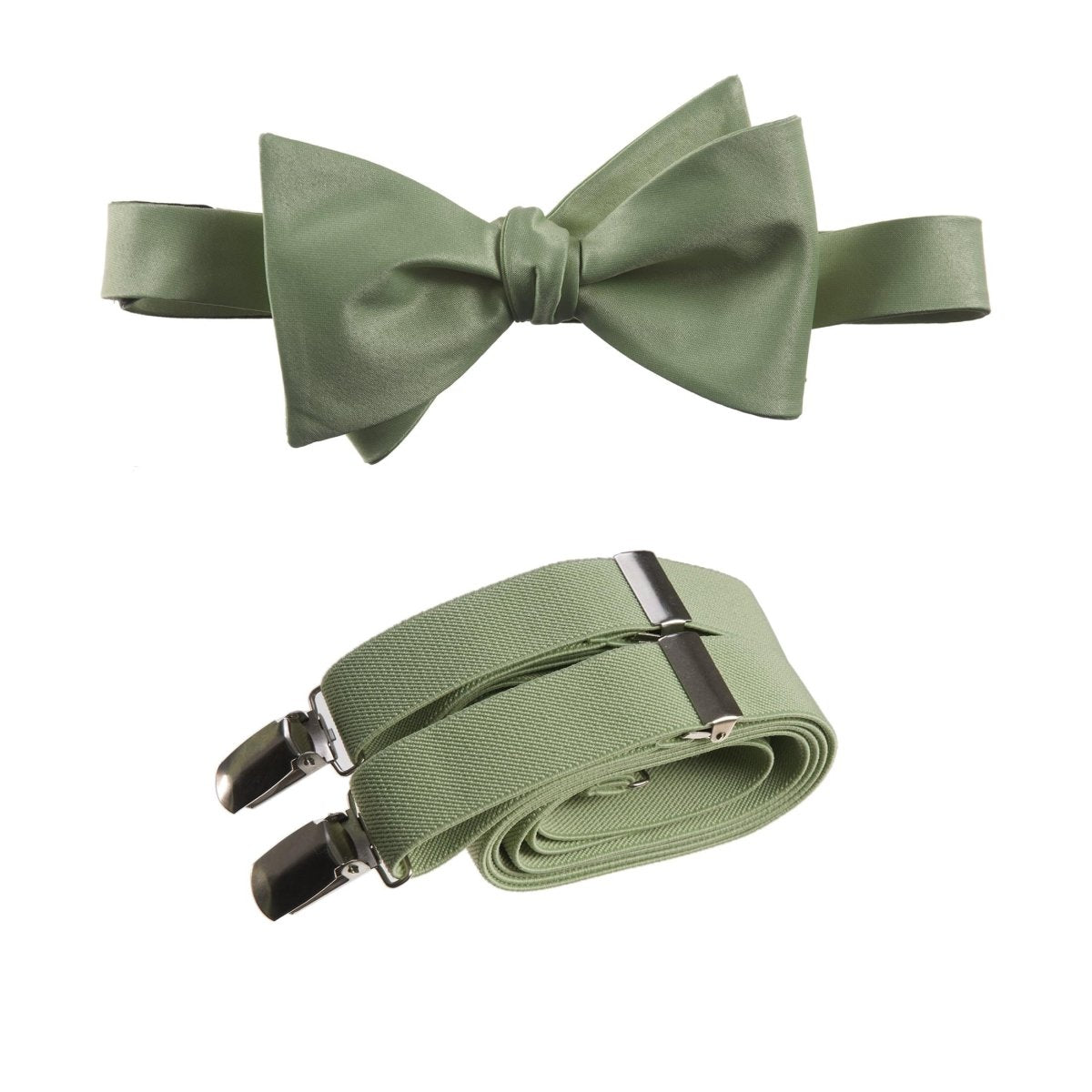 Adjustable Self Tie Bow Tie and Suspender - Tuxgear