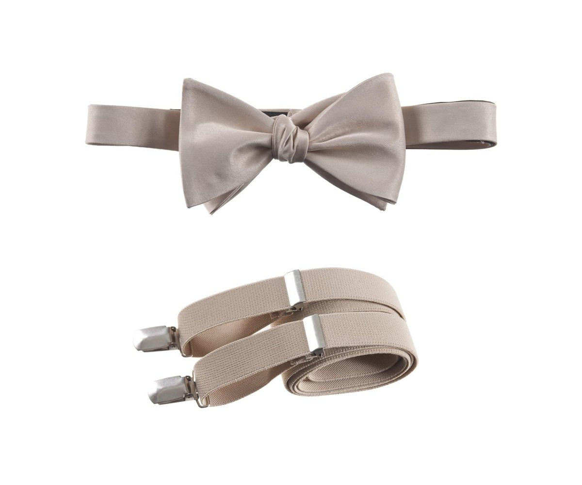 Adjustable Self Tie Bow Tie and Suspender - Tuxgear