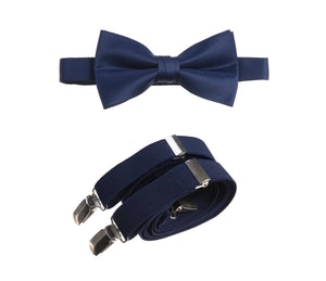 Adjustable Self Tie Bow Tie and Suspender - Tuxgear