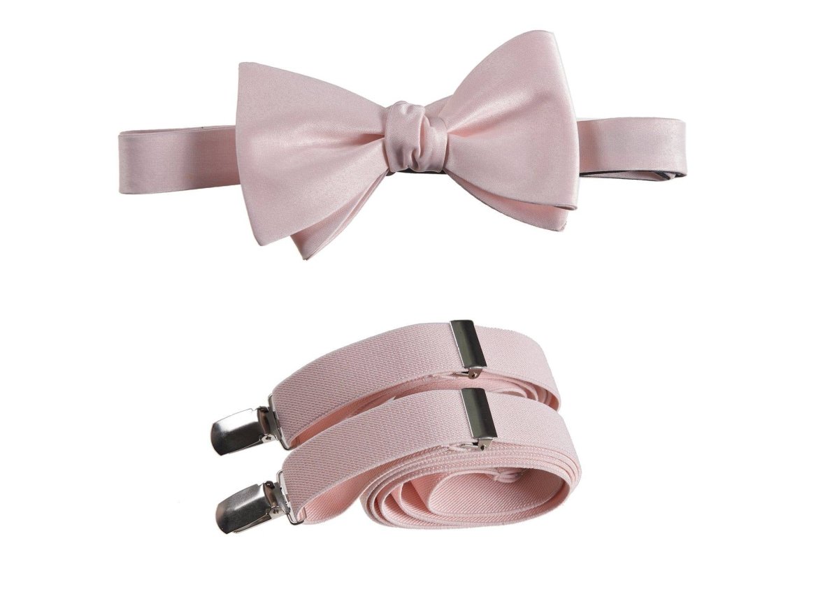 Adjustable Self Tie Bow Tie and Suspender - Tuxgear