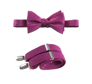 Adjustable Self Tie Bow Tie and Suspender - Tuxgear