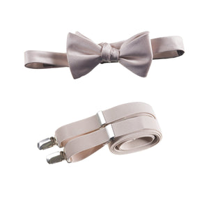 Adjustable Self Tie Bow Tie and Suspender - Tuxgear