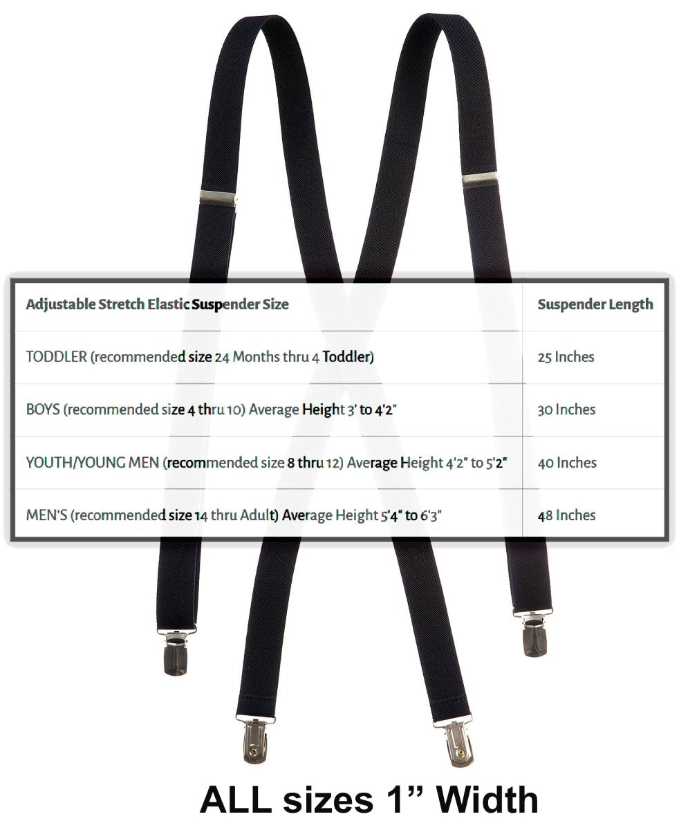 Adjustable Self Tie Bow Tie and Suspender - Tuxgear