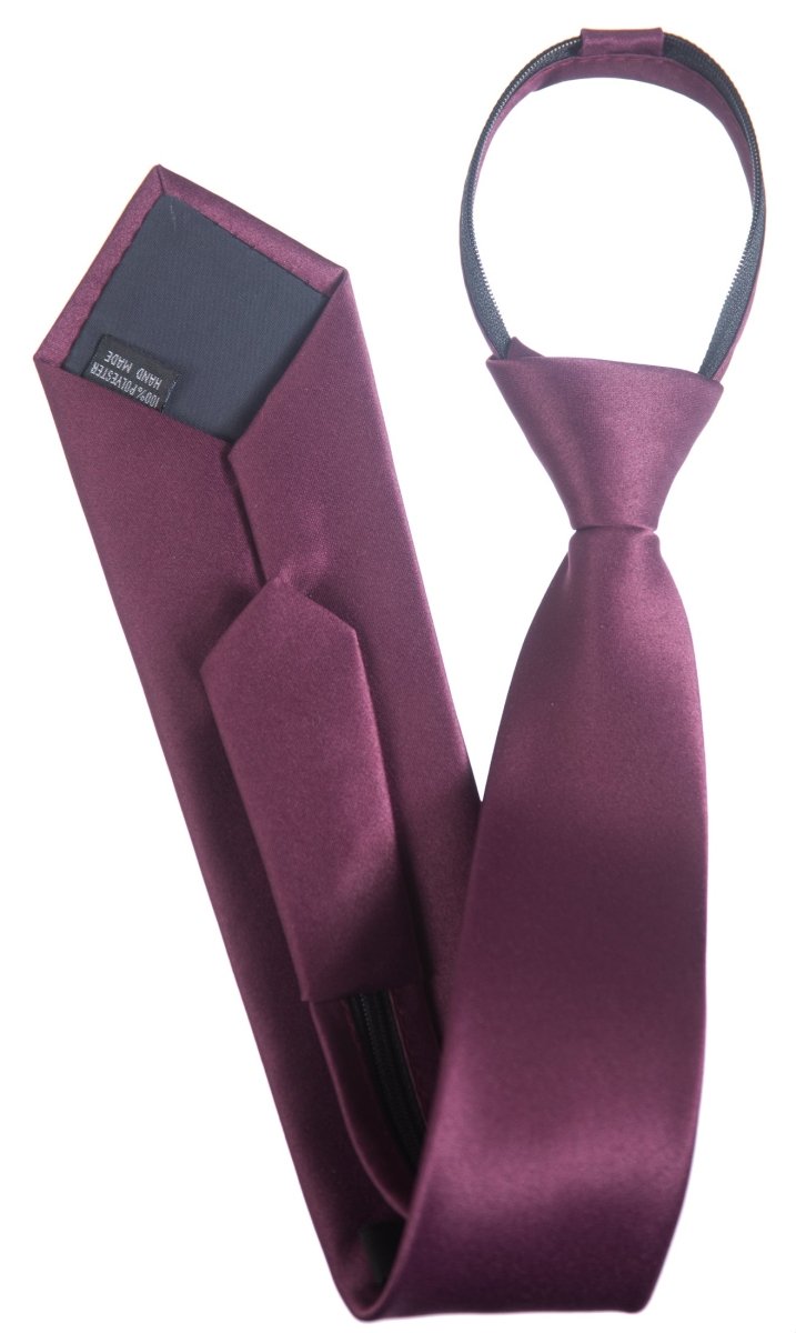 Tuxgear Pre Tied Zipper Necktie for Men and Kids 100 Deluxe