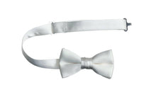 Load image into Gallery viewer, Boys and Youth Solid Poly-Satin Bow Ties for First Holy Communion - Tuxgear