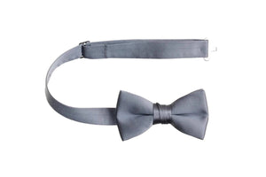 Boys and Youth Solid Poly-Satin Bow Ties for First Holy Communion - Tuxgear