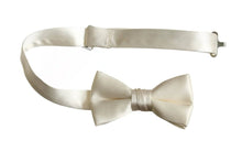 Load image into Gallery viewer, Boys and Youth Solid Poly-Satin Bow Ties for First Holy Communion - Tuxgear