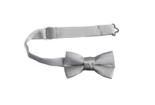 Load image into Gallery viewer, Boys and Youth Solid Poly-Satin Bow Ties for First Holy Communion - Tuxgear