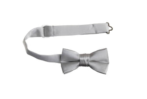 Boys and Youth Solid Poly-Satin Bow Ties for First Holy Communion - Tuxgear