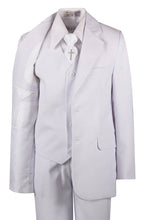Load image into Gallery viewer, Boys Communion Slim Fit Suit with Religious Cross Neck Tie - Tuxgear