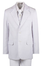 Load image into Gallery viewer, Boys Communion Slim Fit Suit with Religious Cross Neck Tie - Tuxgear
