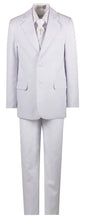 Load image into Gallery viewer, Boys Communion Slim Fit Suit with Religious Cross Neck Tie - Tuxgear