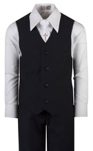 Load image into Gallery viewer, Boys Communion Slim Fit Suit with Religious Cross Neck Tie - Tuxgear