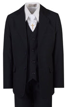 Load image into Gallery viewer, Boys Communion Slim Fit Suit with Religious Cross Neck Tie - Tuxgear