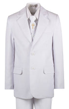 Load image into Gallery viewer, Boys Communion Slim Fit Suit with Religious Cross Neck Tie - Tuxgear