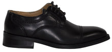 Load image into Gallery viewer, Boys Matte Black Cap Toe Lace up Dress Shoes - Tuxgear