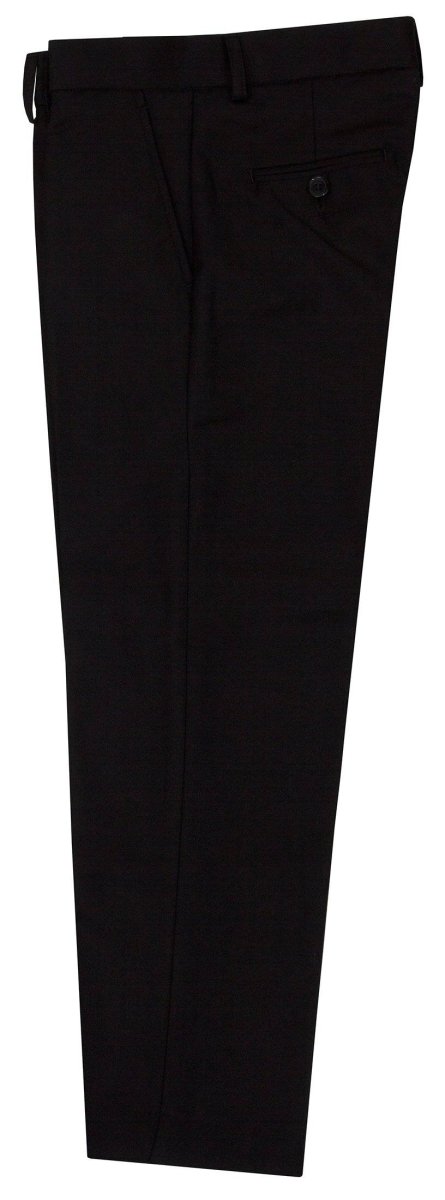 Boy’s Slim Fit Dress Pants – Adjustable Waist, Sizes 2T - 18, Formal & Casual Wear, Multiple Colors - Tuxgear