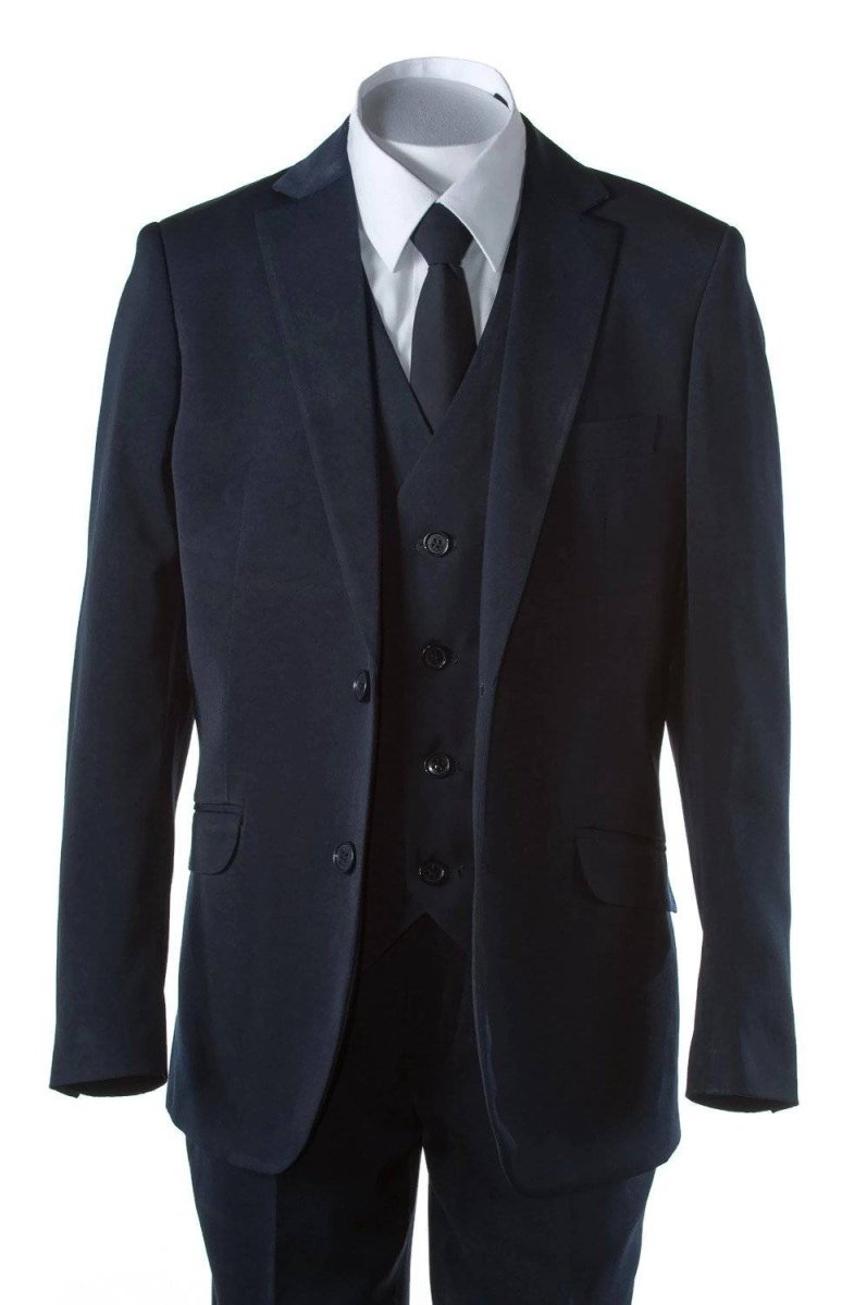 Boys' Classic Slim Fit 5 Piece Suits |  6 Color Options 
